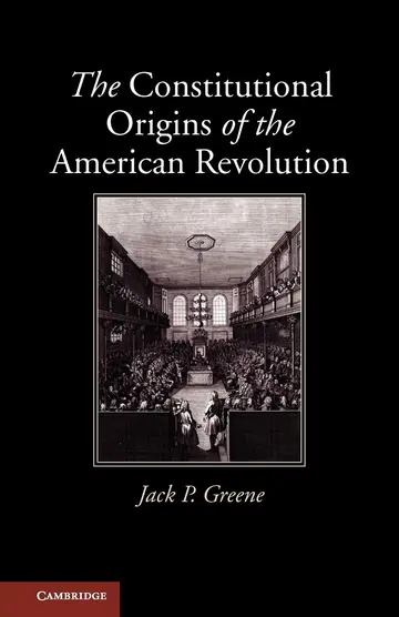 Cover of The Constitutional Origins of the American Revolution