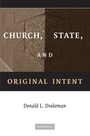 Cover of Church, State and Original Intent