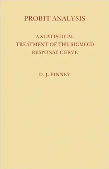 Cover of Probit Analysis