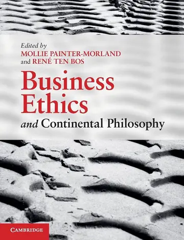 Cover of Business Ethics and Continental Philosophy