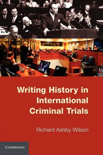 Cover of Writing History in International Criminal Trials