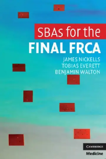 Cover of SBAs for the Final FRCA
