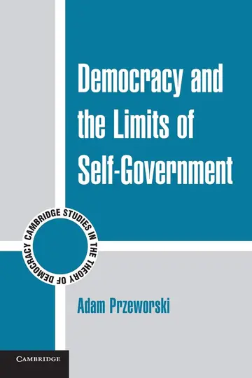 Cover of Democracy and the Limits of Self - Government