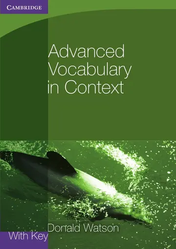 Cover of Advanced Vocabulary in Context with Key