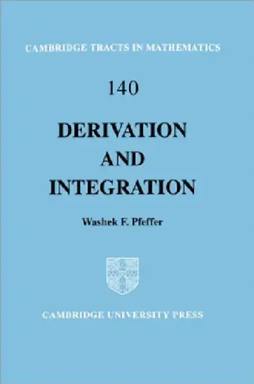 Cover of Derivation and Integration