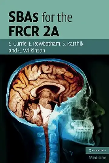 Cover of SBAs for the FRCR 2A