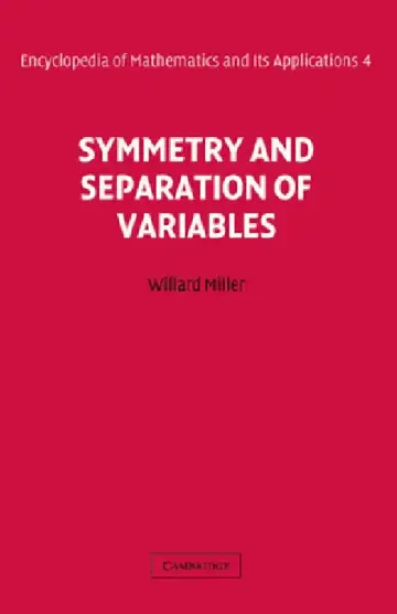 Cover of Symmetry and Separation of Variables