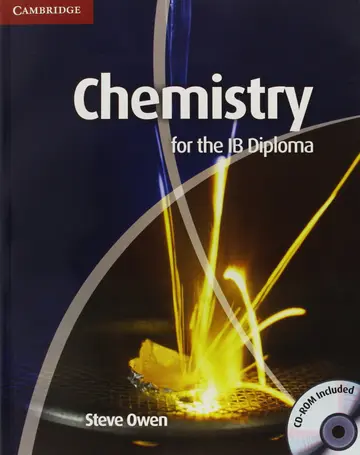 Cover of Chemistry for the Ib Diploma Coursebook with Cd - Rom