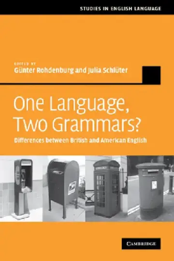 Cover of One Language, Two Grammars?
