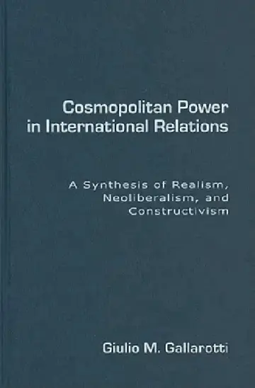 Cover of Cosmopolitan Power in International Relations
