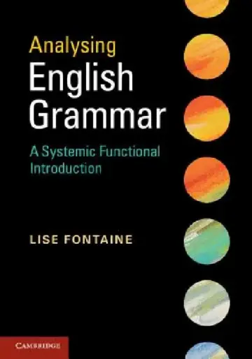 Cover of Analysing English Grammar