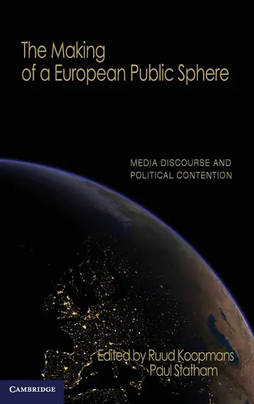Cover of The Making of a European Public Sphere