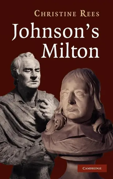 Cover of Johnson's Milton