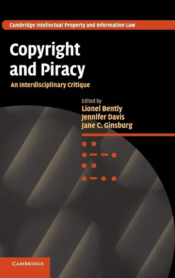 Cover of Copyright and Piracy