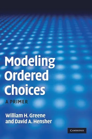 Cover of Modeling Ordered Choices