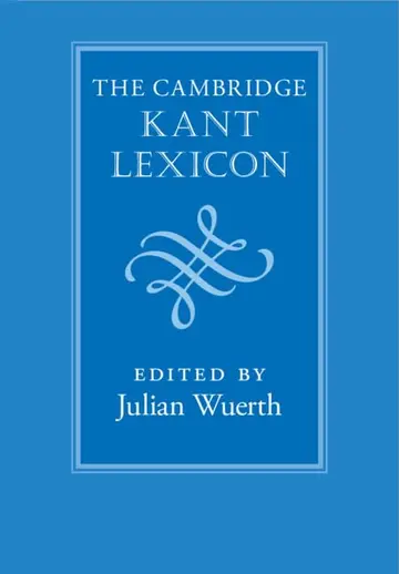 Cover of The Cambridge Kant Lexicon