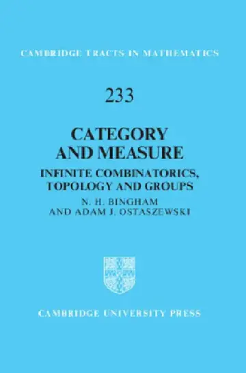 Cover of Category and Measure