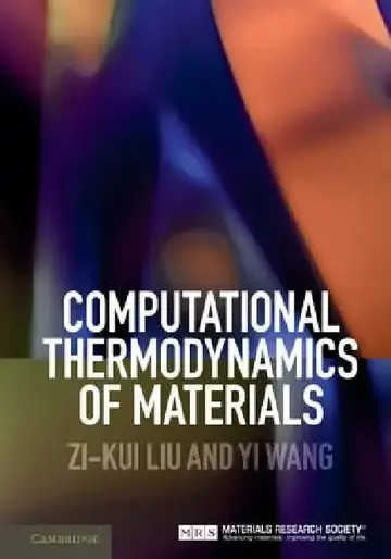 Cover of Computational Thermodynamics of Materials
