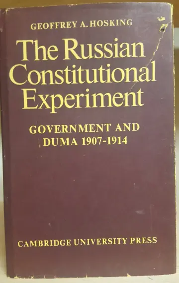 Cover of The Russian Constitutional Experiment