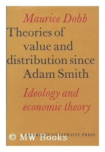Cover of Theories of Value and Distribution since Adam Smith