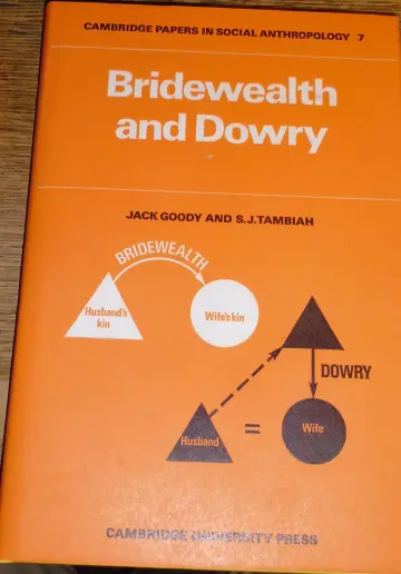 Cover of Bridewealth and Dowry
