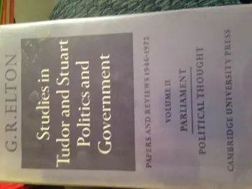 Cover of Studies in Tudor and Stuart Politics and Government