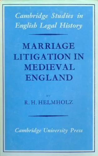 Cover of Marriage Litigation in Medieval England