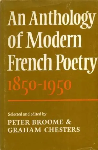 Cover of An Anthology of Modern French Poetry