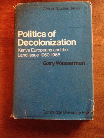 Cover of Politics of Decolonization