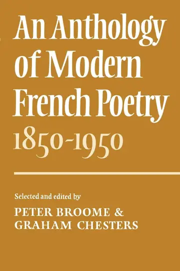 Cover of An Anthology of Modern French Poetry