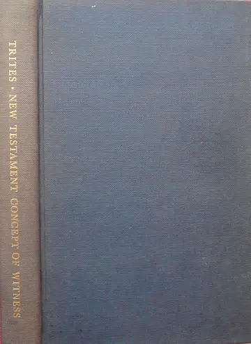 Cover of The New Testament Concept of Witness
