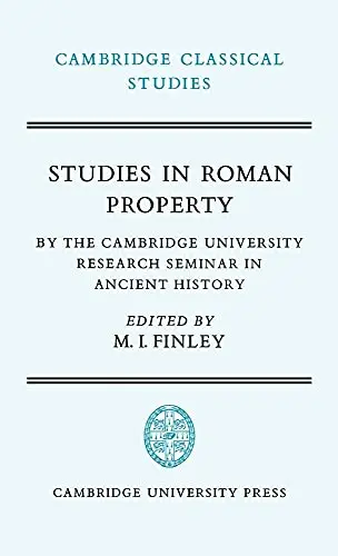 Cover of Studies in Roman Property
