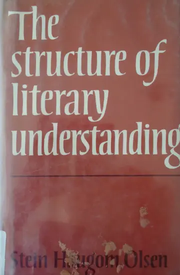 Cover of The Structure of Literary Understanding