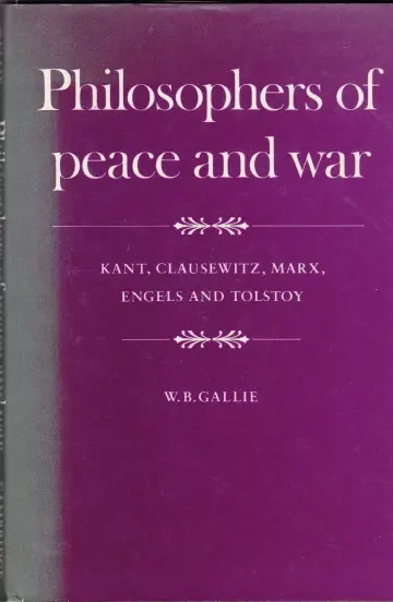 Cover of Philosophers of Peace and War