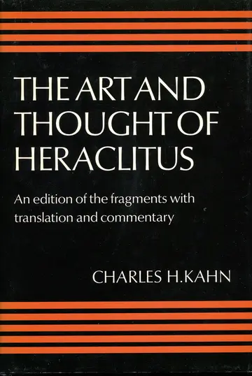 Cover of The Art and Thought of Heraclitus