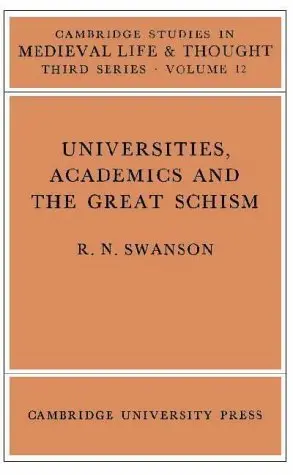 Cover of Universities, Academics and the Great Schism