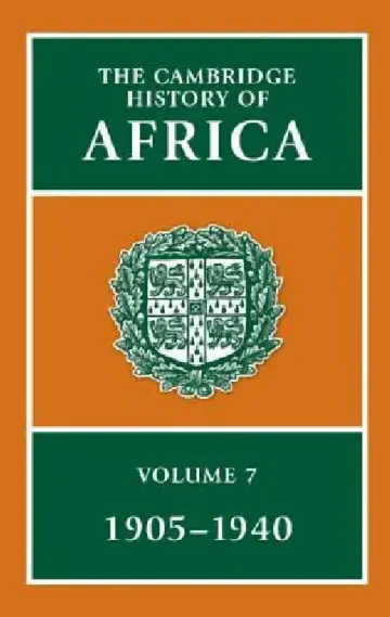 Cover of The Cambridge History of Africa