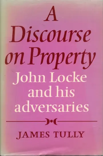 Cover of A Discourse on Property