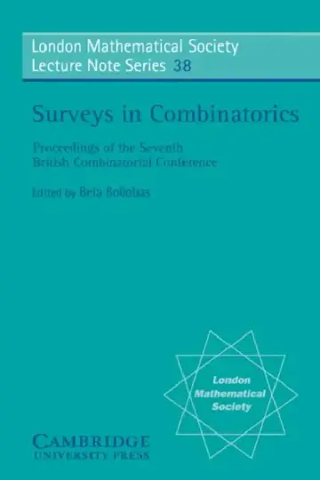 Cover of Surveys in Combinatorics