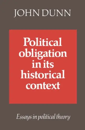 Cover of Political Obligation in its Historical Context