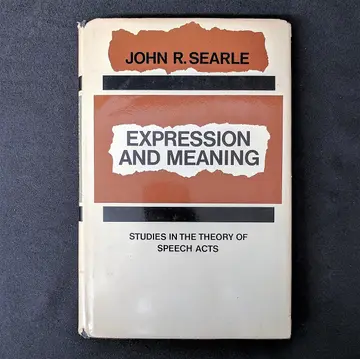 Cover of Expression and Meaning