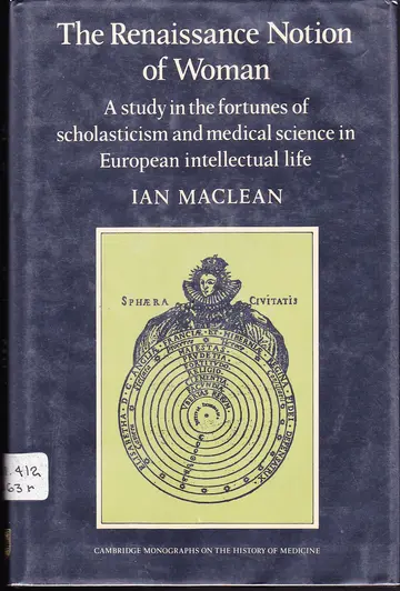 Cover of The Renaissance Notion of Woman