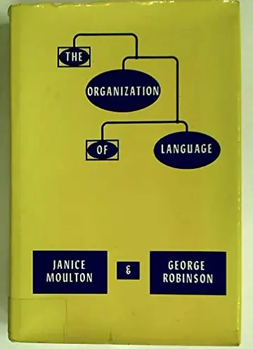 Cover of The Organization of Language