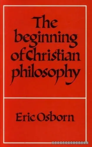 Cover of The Beginning of Christian Philosophy