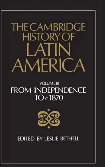 Cover of The Cambridge History of Latin America Vol 3