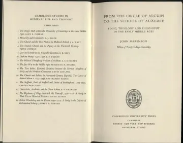 Cover of From the Circle of Alcuin to the School of Auxerre