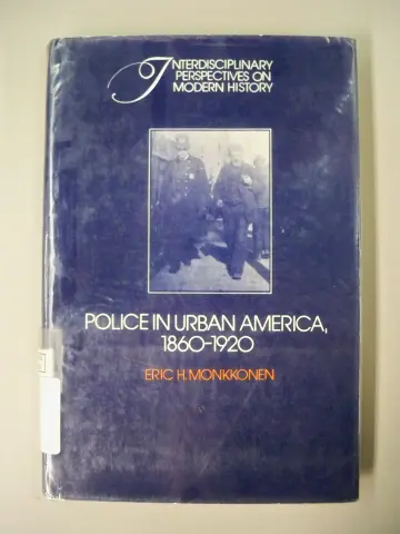 Cover of Police in Urban America, 1860–1920