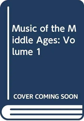 Cover of Music of the Middle Ages