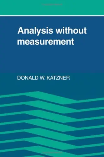 Cover of Analysis Without Measurement