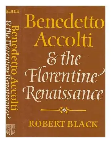 Cover of Benedetto Accolti and the Florentine Renaissance